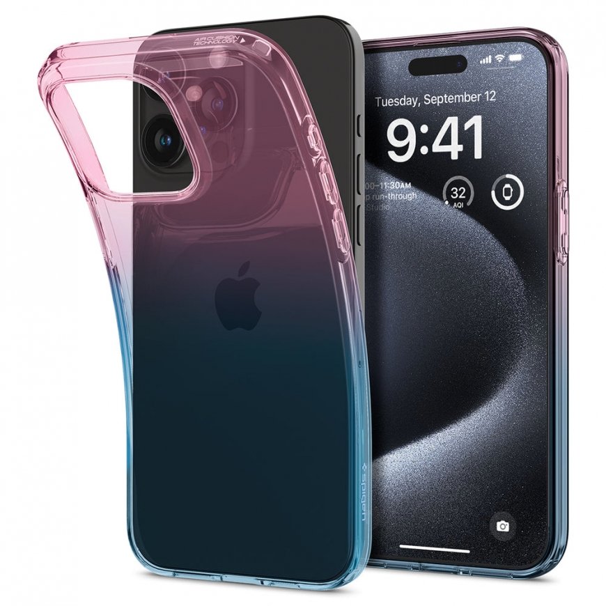 Spigen ACS06700 mobiliojo telefono dėklas 15,5 cm (6.1") Mėlyna, Rožinė