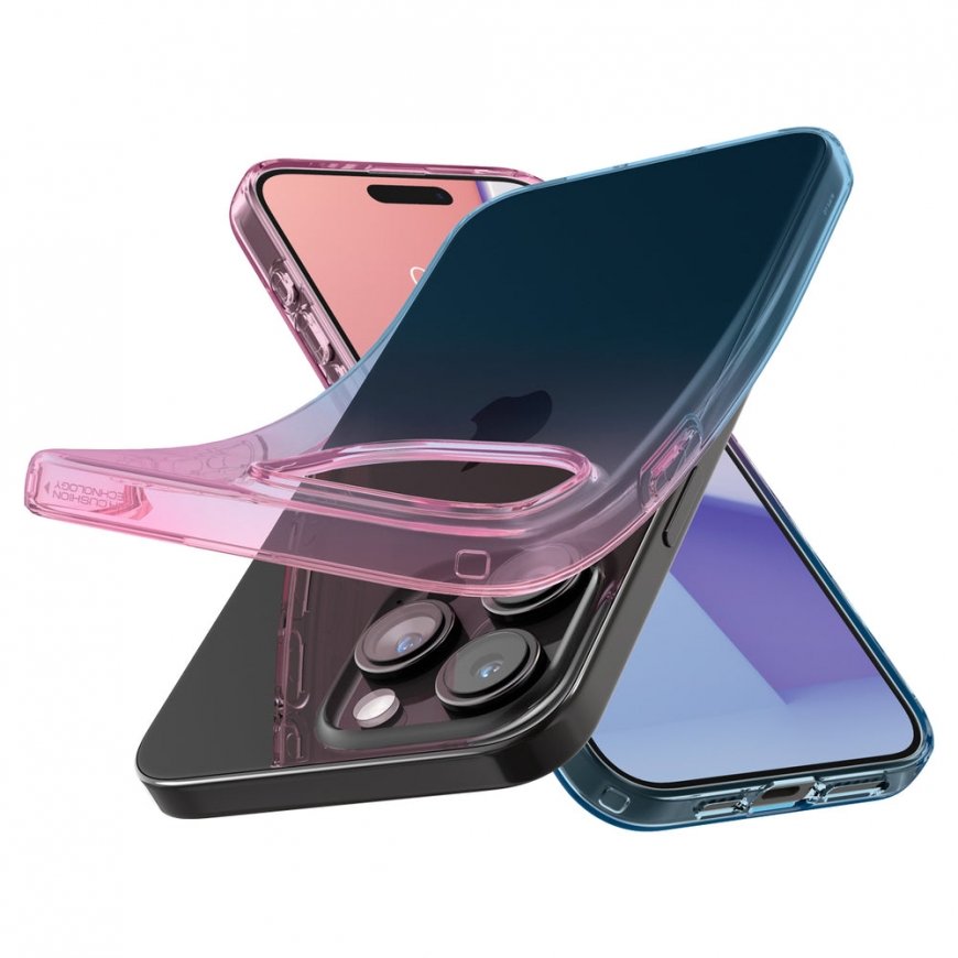Spigen ACS06700 mobile phone case 15.5 cm (6.1") Cover Blue, Pink – 3