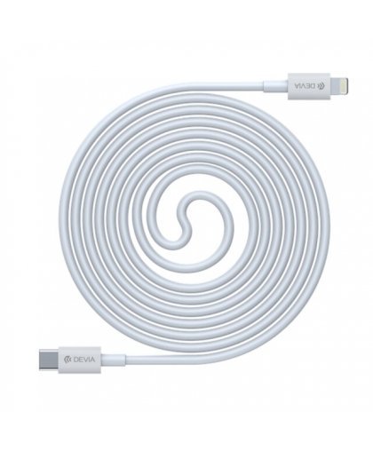 Devia Smart Series PD Cable for Tyep-C to Lightning (MFI) 18W white – 2