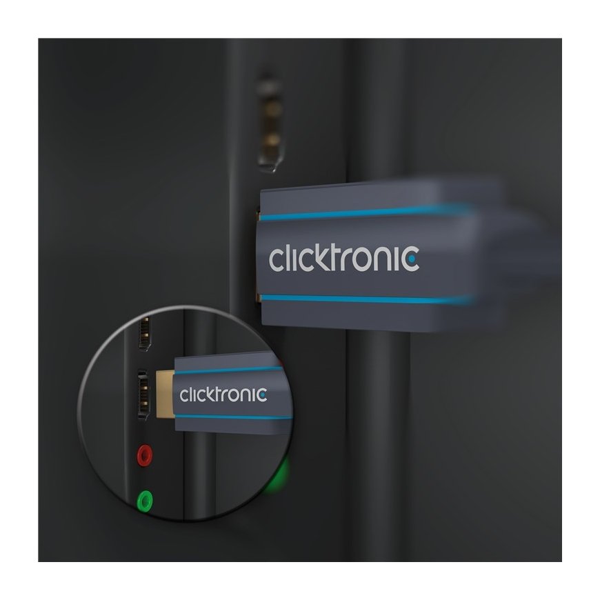 ClickTronic 44926 HDMI cable 5 m DisplayPort HDMI Type A (Standard) Black – 3