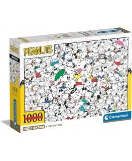 Puzzles 1000 elements Compact Impossible Peanuts