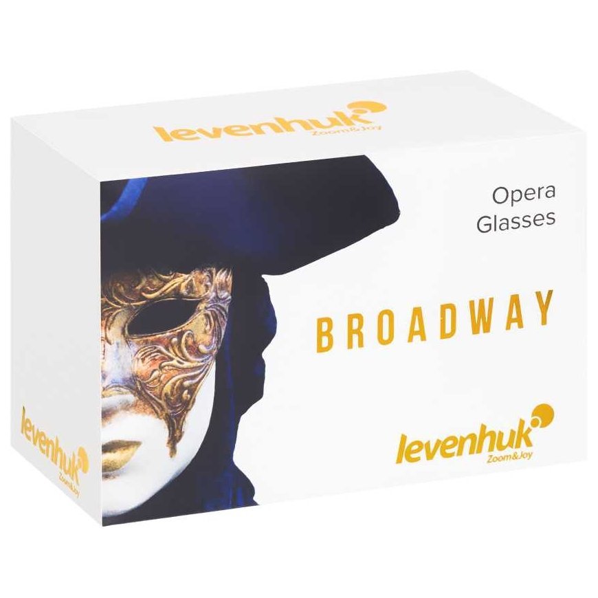 Levenhuk Broadway 325B opera binoculars silver – 2