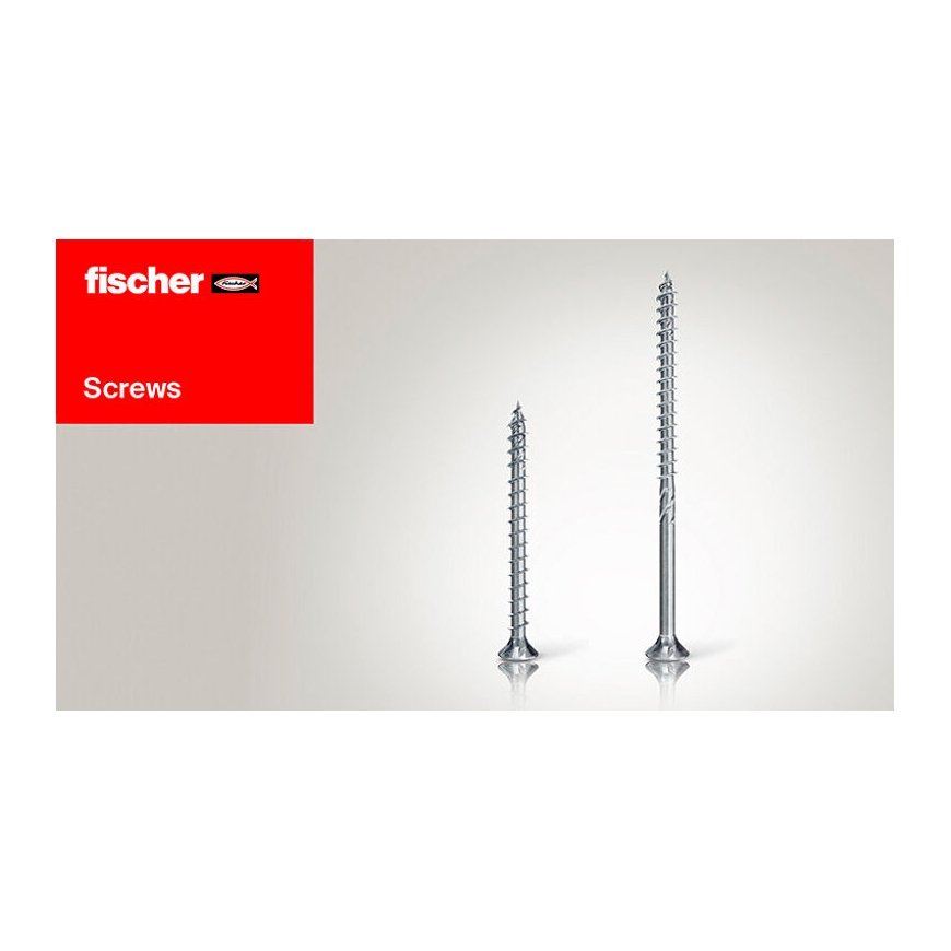 Medvaržtis Fischer Power-Fast II FPF II CZP PZ2 5,0x100 mm 200 vnt.