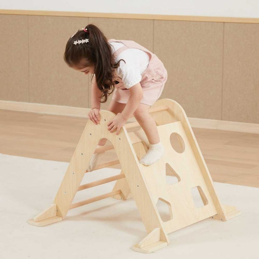 Viga Toys Medinis laipiojimo trikampis, Viga – 3