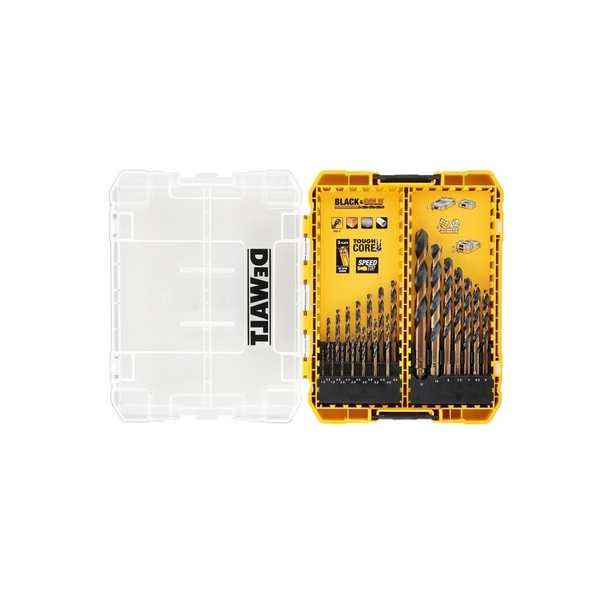 DeWALT DT70755-QZ grąžto antgalis Grąžtų rinkinys 21 vnt – 3