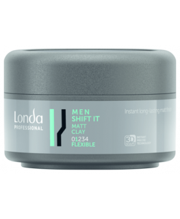 Londa Professional Men Shift It Matt Clay modelling clay for lig