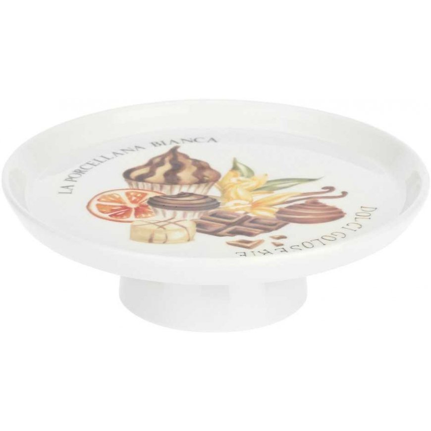 La Porcellana Bianca Cake round Goloserie - White, 16 cm