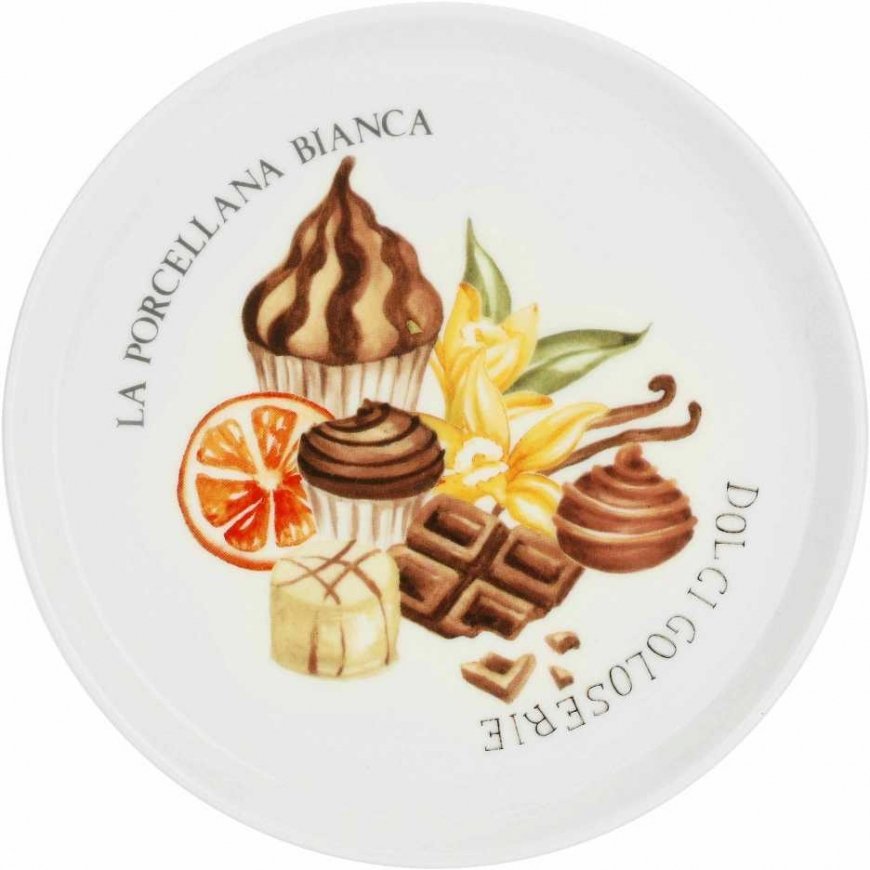 La Porcellana Bianca Cake round Goloserie - White, 16 cm – 2