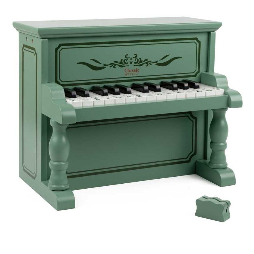CLASSIC WORLD Piano Vintage + Książeczka do Nauki – 4