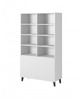 Cama Lentynos PAFOS 100x40x176,5 cm baltos matinės
