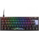 Ducky One 2 Pro Mini Gaming Keyboard, RGB LED - Cherry Black