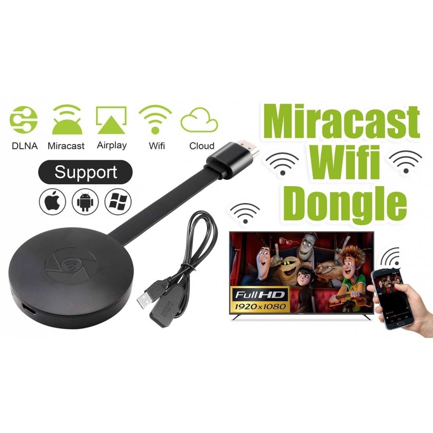 China MiraScreen HDMI Dongle Chromecast Wireless