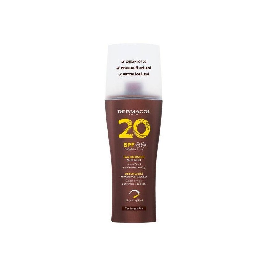 Dermacol Tan Booster Sun Milk protective milk that accelerates tanning SPF20 200ml