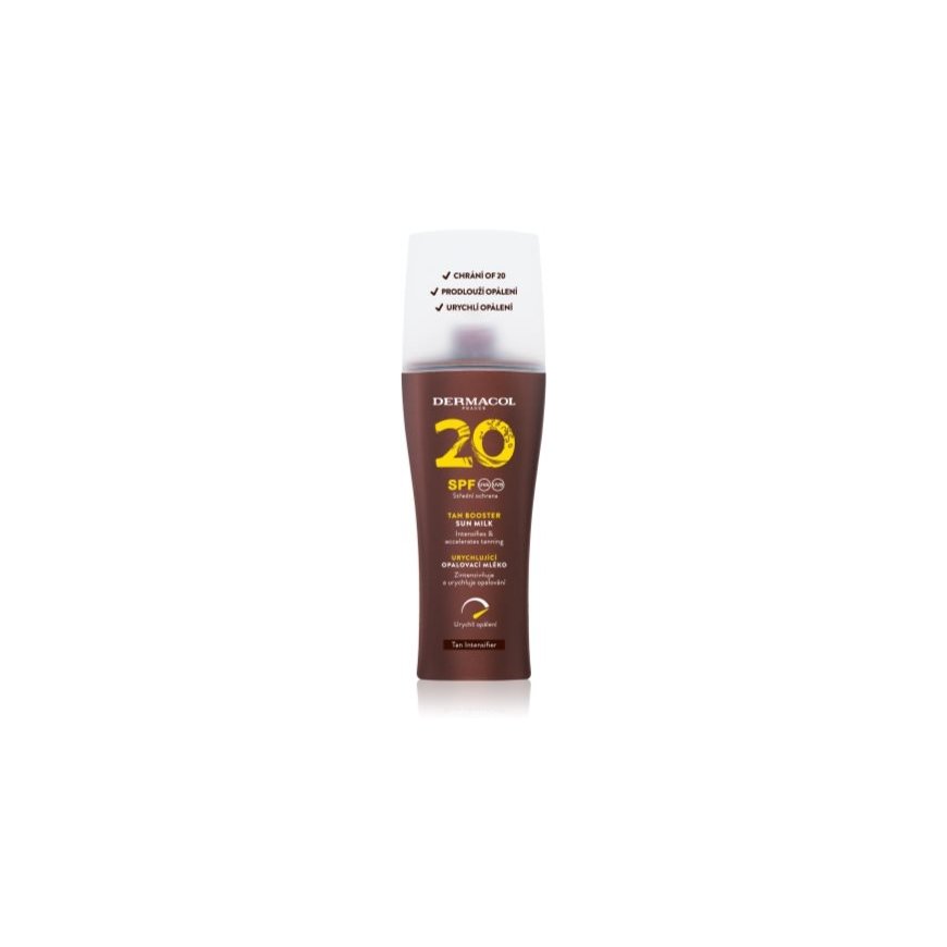 Dermacol Tan Booster Sun Milk mleczko ochronne przyspieszające opalanie SPF20 200ml – 2