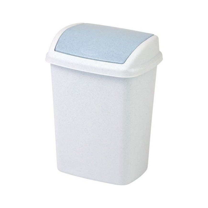 Waste bucket Dominik 10L 20x25x36cm grey