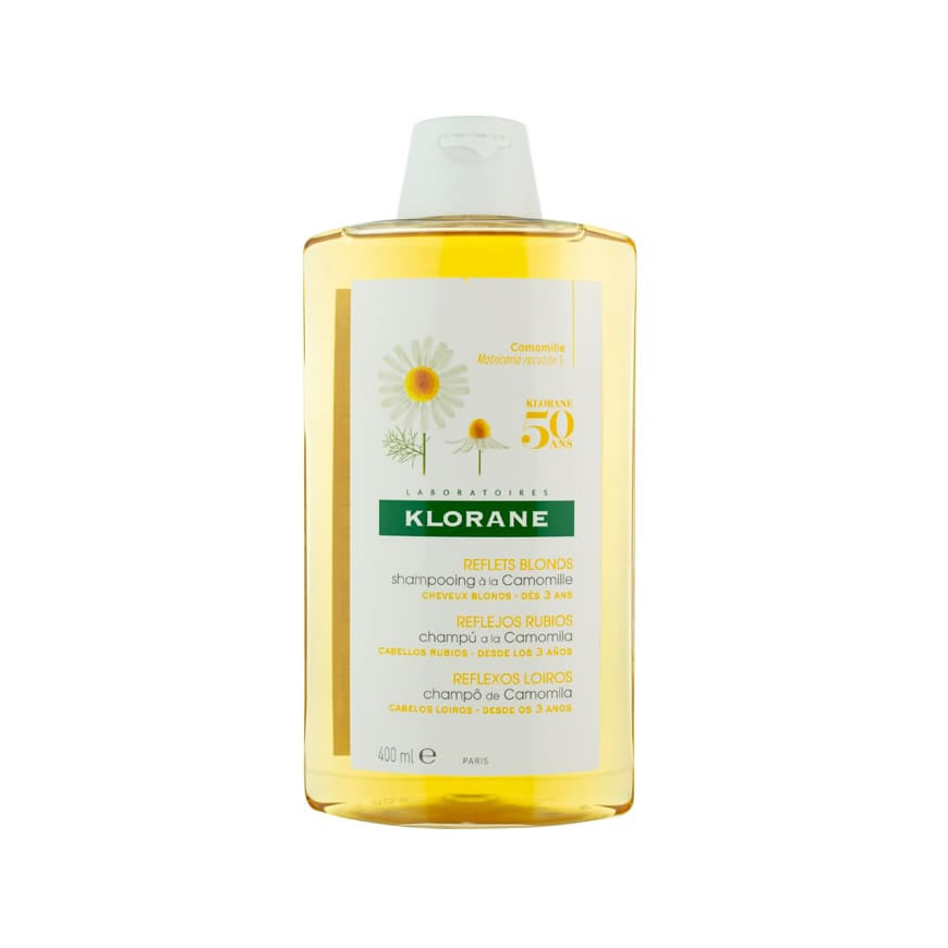 Klorane A La Camomile Skirtas šviesiems plaukams Reflex Illuminating Šampūnas 400ml – 2