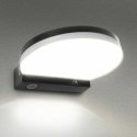 Maclean Lampa ścienna zewnętrzna 15w mce346gr gray