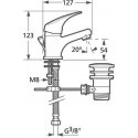 Jika basin mixer Talas, chrome Jika basin mixer Talas, chrome