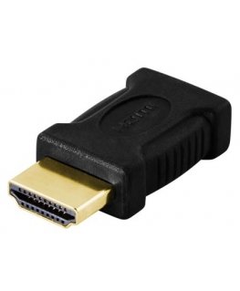 Deltaco HDMI-17 гендерный адаптер 19-pin HDMI Черный