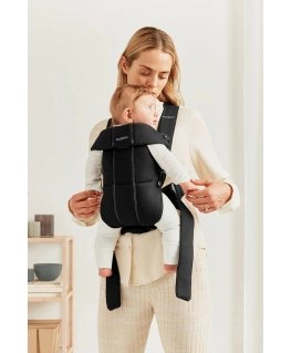BabyBjörn Mini Woven baby carrier, black
