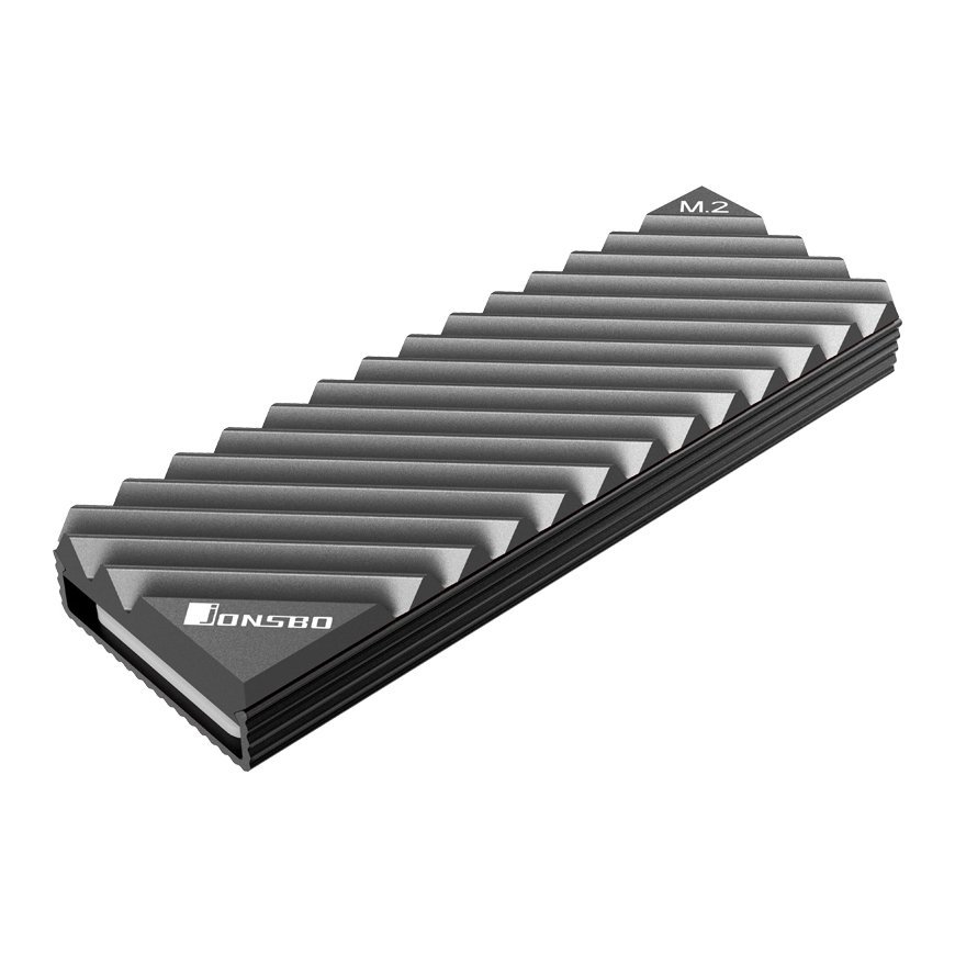 Jonsbo M.2-3 GREY Datora dzesēšanas sistēma Bezkontakta piedziņa Siltuma aizvadītājs / radiators Mel – 2