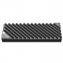 Jonsbo M.2-3 GREY arvuti jahutussüsteem SSD-draiv Kütteseade/radiaator Must, Hall 1 tk