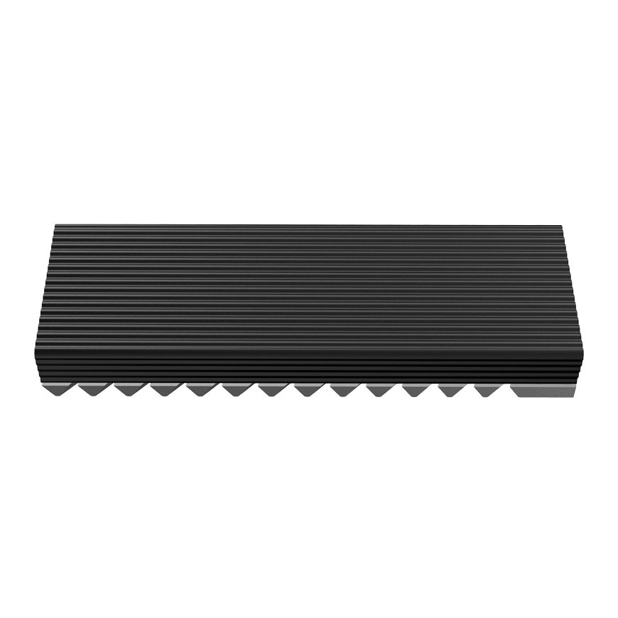 Jonsbo M.2-3 GREY arvuti jahutussüsteem SSD-draiv Kütteseade/radiaator Must, Hall 1 tk – 4