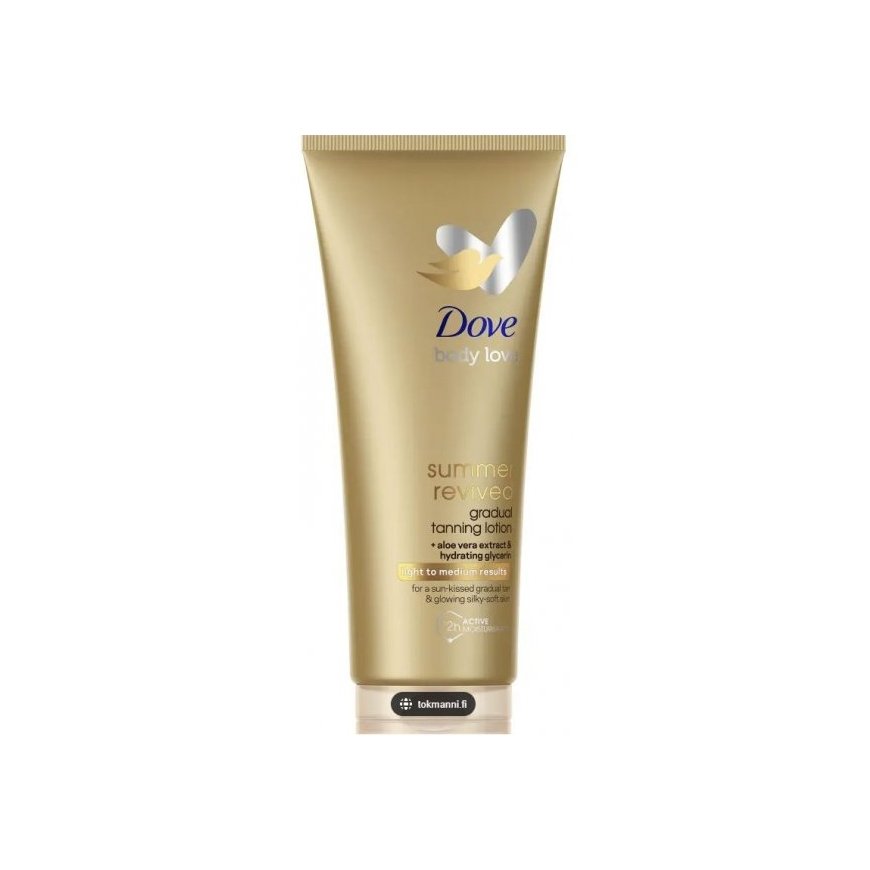 Dove Kūno Love Summer Revived Self Tanning Product moterims, 200 ml
