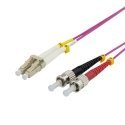 Deltaco LCST-73 InfiniBand un optiskās šķiedras kabelis 3 m 2x LC 2x ST Rozā Deltaco LCST-73 InfiniBand un optiskās šķiedras kabelis 3 m 2x LC 2x ST Rozā