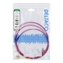 Deltaco LCST-73 InfiniBand/fibre optic cable 3 m 2x LC 2x ST Розовый