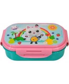 Euromic - Gabby's Dollhouse - Lunch box with cutlery (033708705) /School