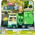 Bluey the garbage truck and characters