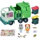 Bluey the garbage truck and characters