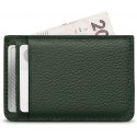 Woolnut Leather Card Holder, green Woolnut Leather Card Holder, green