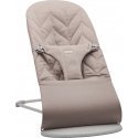 BabyBjörn Bliss Woven -sitteri, sand grey, lehtikuvioitu BabyBjörn Bliss Woven -sitteri, sand grey, lehtikuvioitu