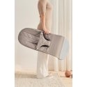 BabyBjörn Bliss Woven -sitteri, sand grey, lehtikuvioitu BabyBjörn Bliss Woven -sitteri, sand grey, lehtikuvioitu