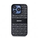 DKNY PU Leather Repeat Pattern Tonal Stripe Case for iPhone 15 P DKNY PU Leather Repeat Pattern Tonal Stripe Case for iPhone 15 P