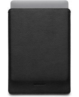 Woolnut Leather Sleeve protective pocket 14" MacBook Pro, black