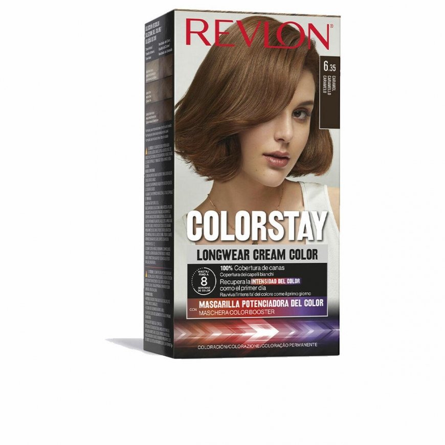 "Revlon Colorstay" long-lasting shade cream paint 6.35-Caramelo