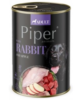 DOLINA NOTECI Piper Animals Küüliku ja õuna märgtoit koerale - 800g