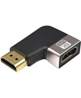 Fuj:tech HDMI Ultra High Speed 90° corner adapter, version 2