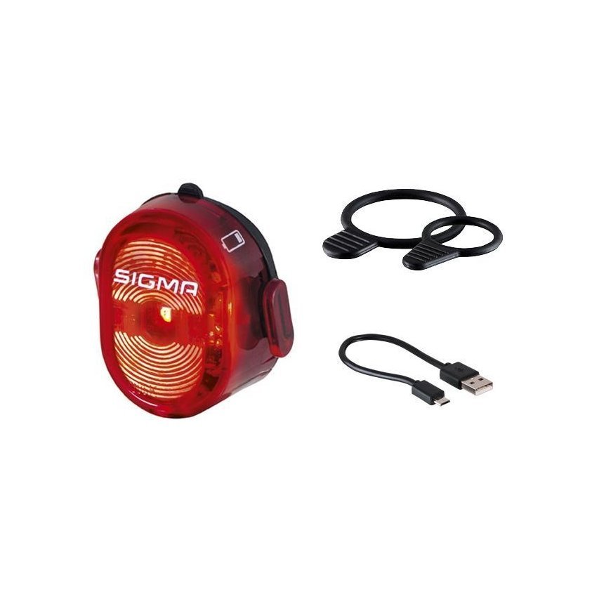 SIGMA AURA 45 USB headlamp + NUGGET II taillight – 3