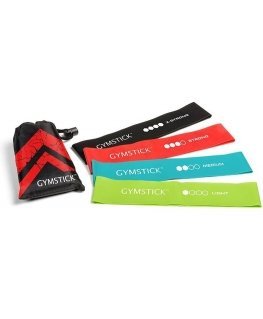 Gymstick Mini Band Set resistance rubber bands, 4 pcs