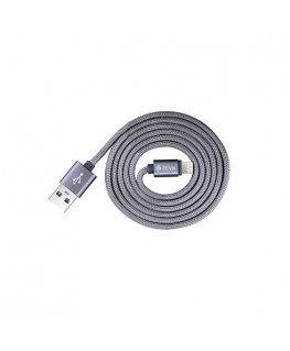 Devia Fashion Series Cable for Lightning (MFi, 2.4A 1.2M) Gray