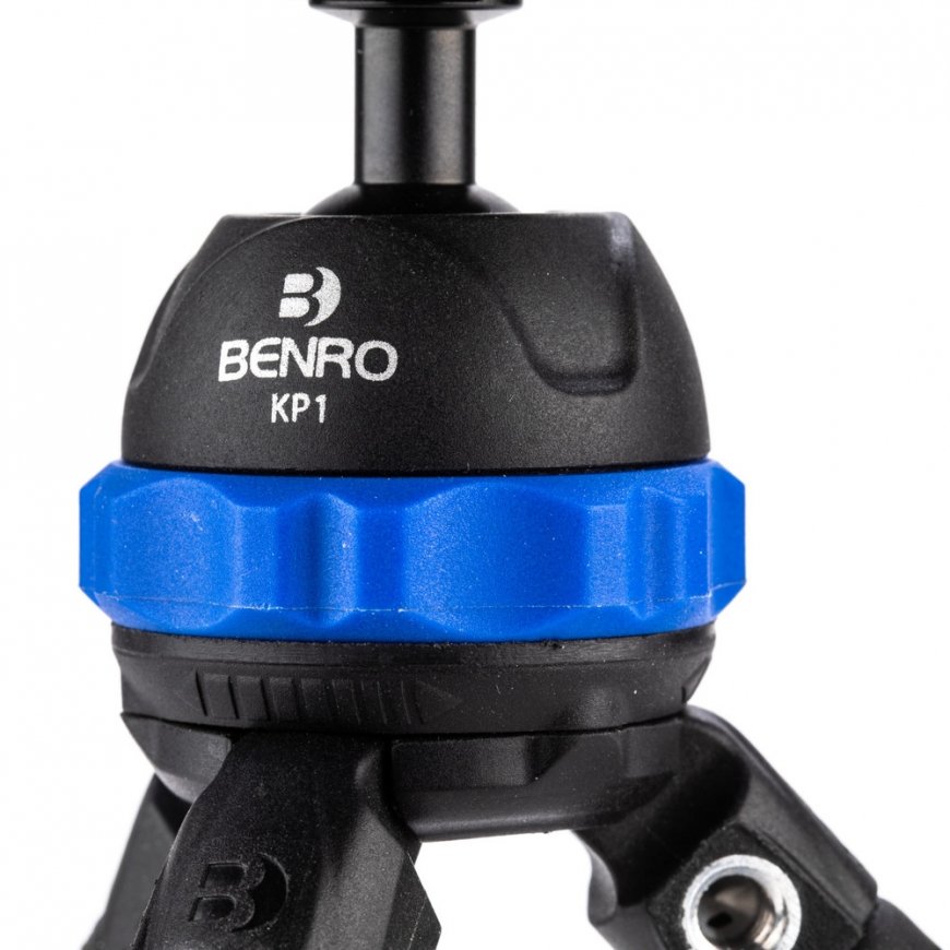 Benro KP1K kolmjalg Nutitelefon 5 jalg(ad) Must, Sinine – 3