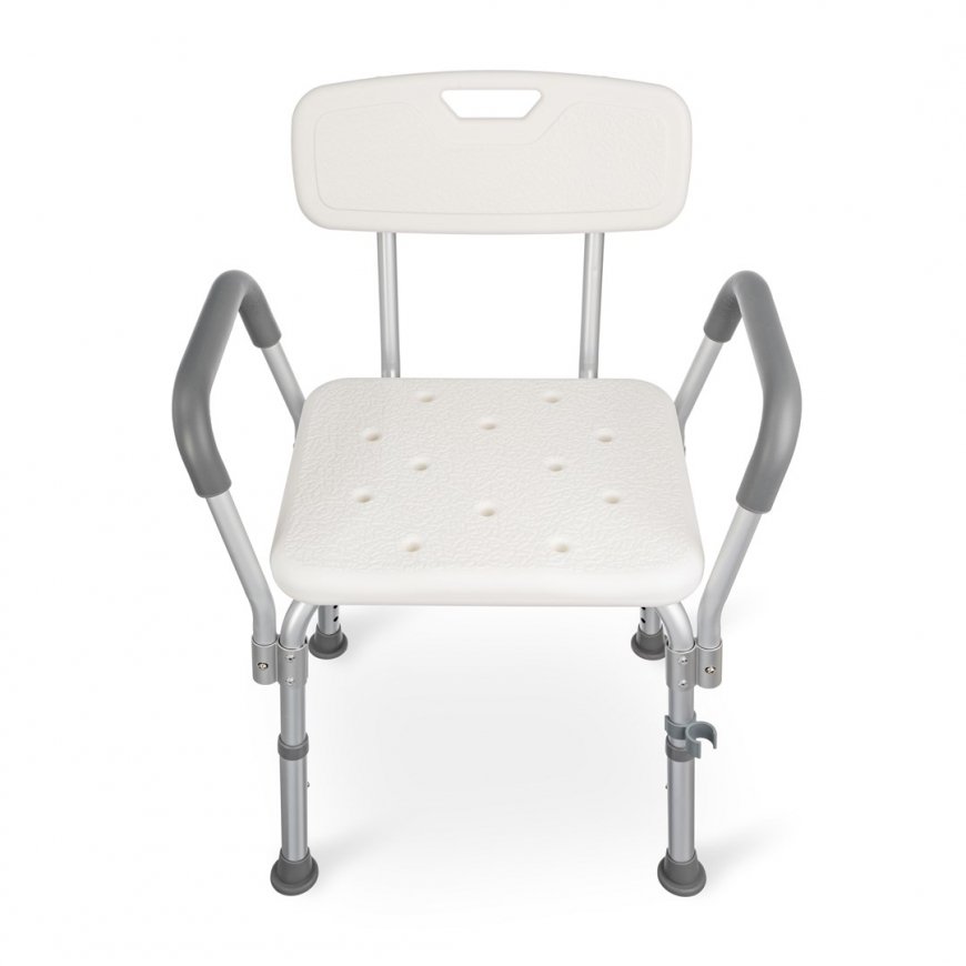 Shower stool with backrest and handles – 2