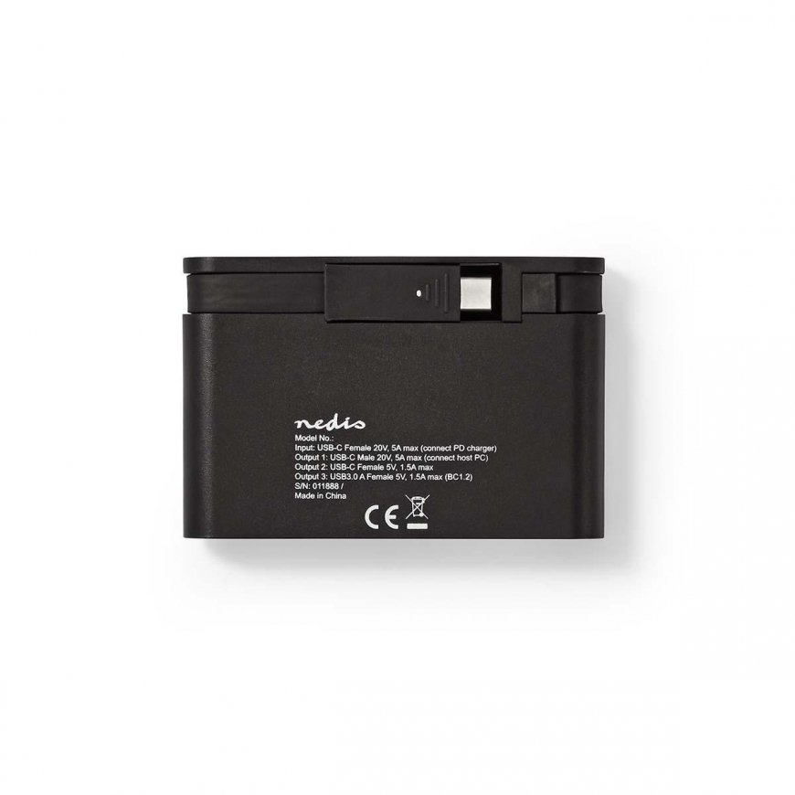 Nedis TCARF220BK док-станция для ноутбука USB 3.2 Gen 1 (3.1 Gen 1) Type-C Черный – 5