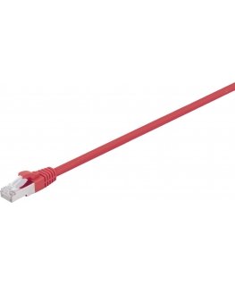 Fuj:tech CAT6A S/FTP -verkkokaapeli, 1 m, punainen