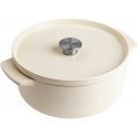 KitchenAid garnek żeliwny 5,2L Almond Creamy