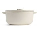 KitchenAid garnek żeliwny 5,2L Almond Creamy